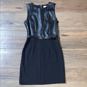 Michael Kors Faux Leather Dress